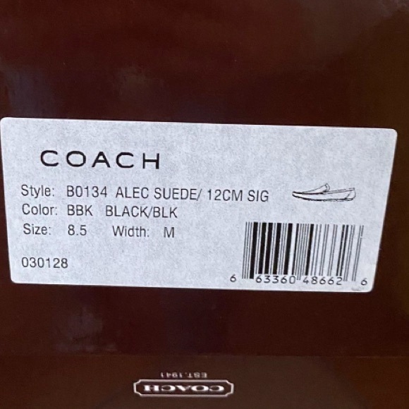 Dead stock, monogram, black suede, rubber sole, slip on, driving moccasin - Picture 4 of 4